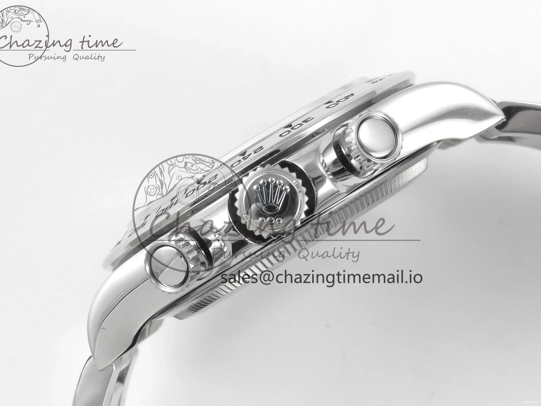 Best Marker (Gain Edition on SH4131 QF SS V6 Daytona Dia Bracelet Gray 126509 Crystal Weight) 1:1 0114